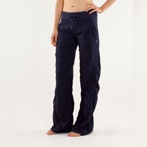 Lululemon Dark Purple Lined Studio Pants